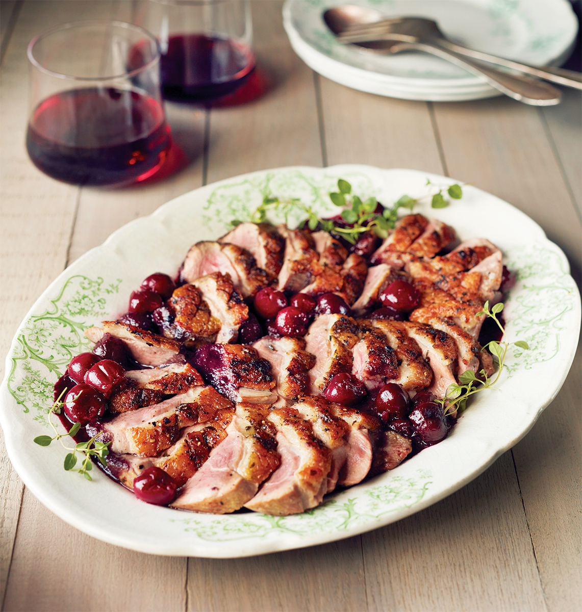 Duck with Cherry Sauce