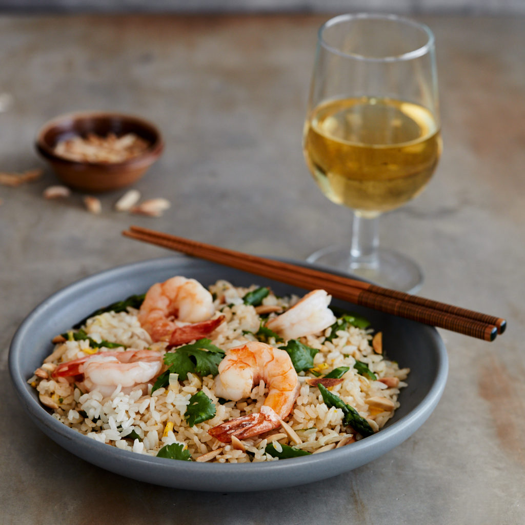 shrimp fried rice - side